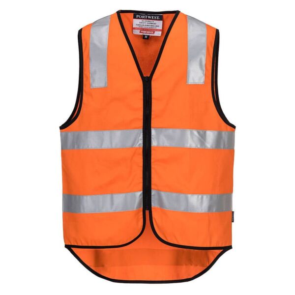 Hi-Vis Cotton Zipped Vest Thumbnail