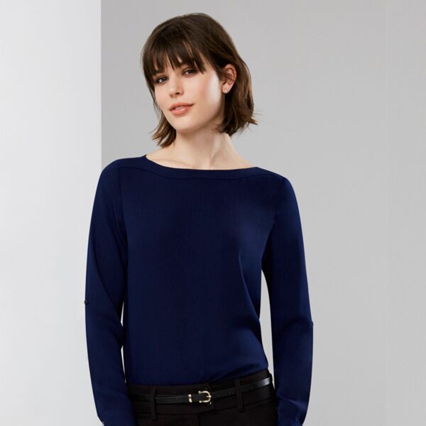 Women Madison Boatneck Blouse Thumbnail