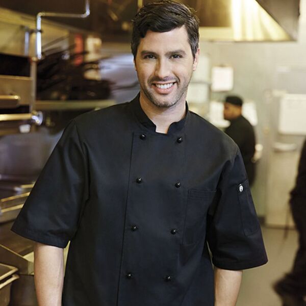 Canberra Black Basic Chef Jacket Thumbnail