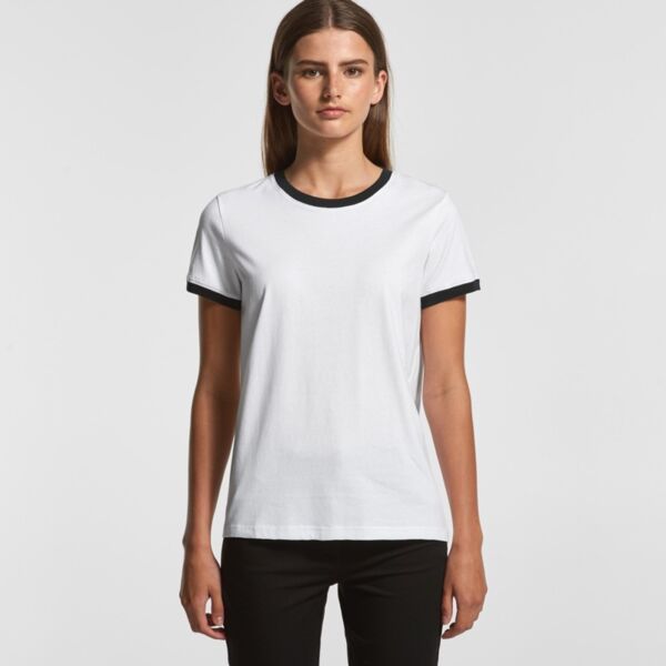 Womens Ringer Tee  Thumbnail