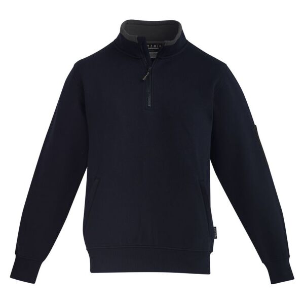 Mens 1/4 Zip Brushed Fleece Thumbnail