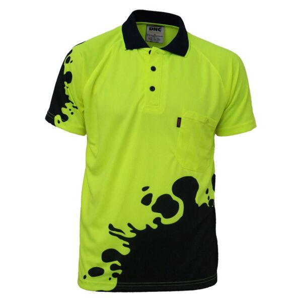 Hi Vis Sublimated Blot Polo Thumbnail