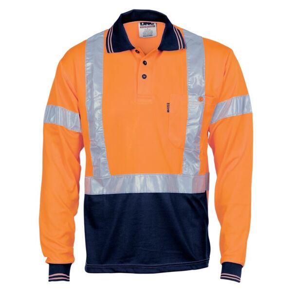 Hi Vis Cool Breathe Polo Shirt with Cross Back Thumbnail