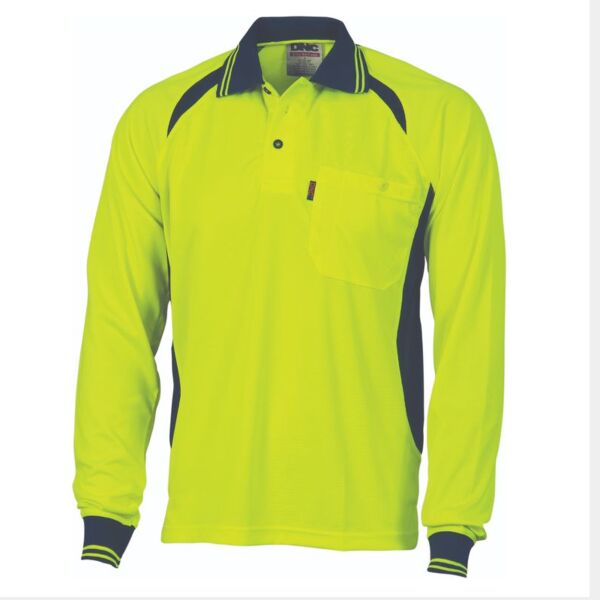 Cool Breeze Contrast Mesh Polo Thumbnail