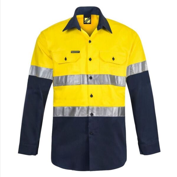 Mens Two Tone Long Sleeve Shirt With CSR Tape Thumbnail