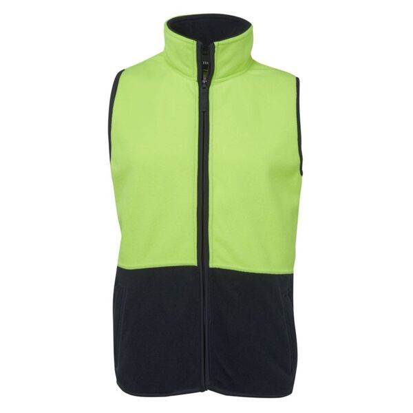 Mens Hi Vis Polar Vest Thumbnail