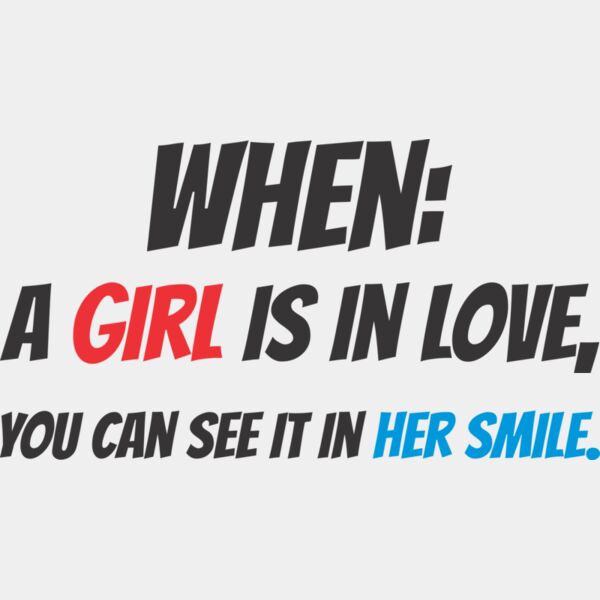 When A Girl is in Love Thumbnail