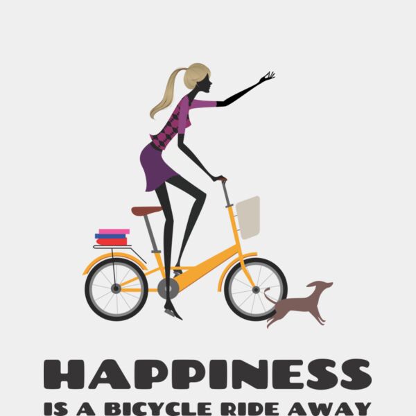 Happiness is a bicycle ride away Thumbnail